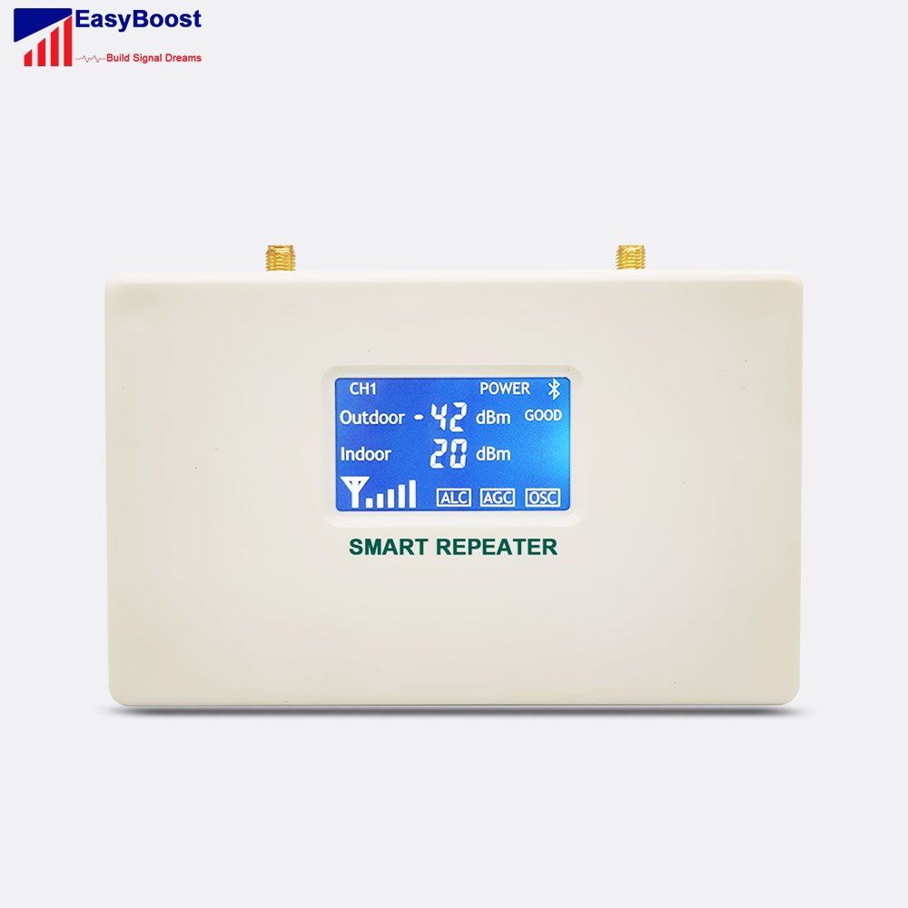 Cell Phone Signal Range Extender 2100Mhz WCDMA 3G 4G 5G Booster Smart LCD Easy Installation No Need Professional Skill
